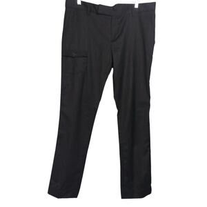 Raer Charcoal Gray Cargo Wool Trouser Jogger Pants Y2K Italy Luxury  Size 31